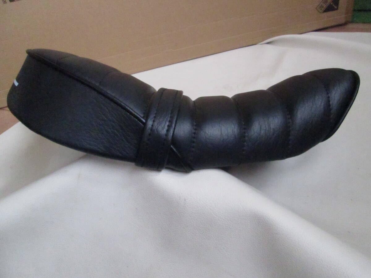 5LモンキーTL社外シート張替えアンティークBLACKレザー